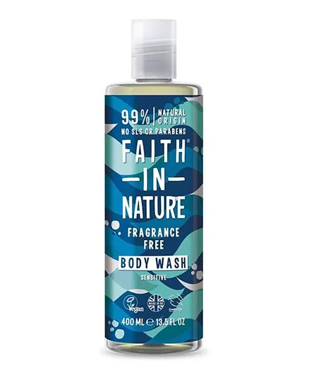 Faith In Nature Body Wash - Fragrance free  - 400ml