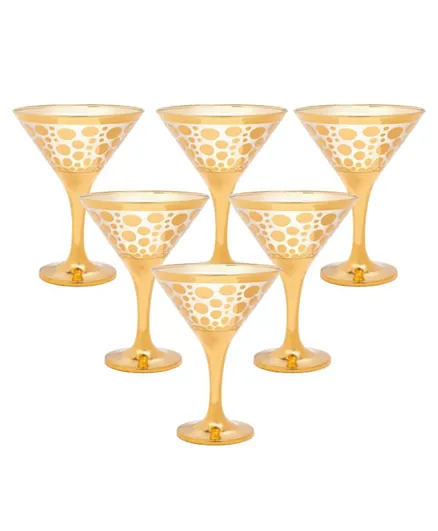 GLASSTAR Martini Glass Set - 6 Pieces