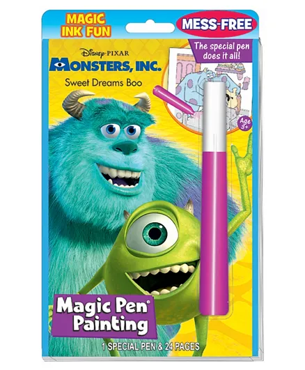 Disney Pixar Sweet Dreams Boo Magic Pen Painting Book - Multicolor