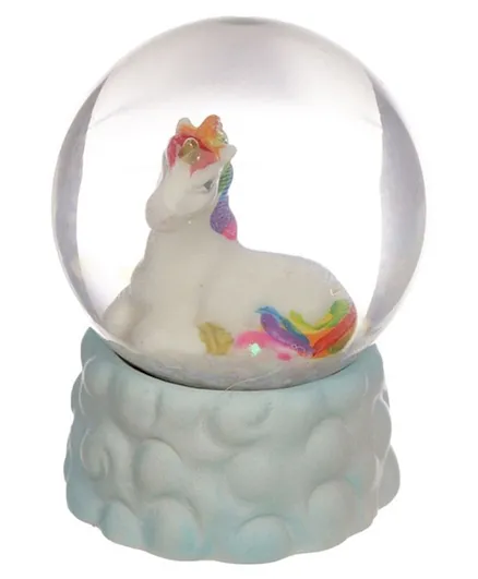 Puckator Enchanted Rainbow Unicorn Waterball Snow Globe - Multicolor