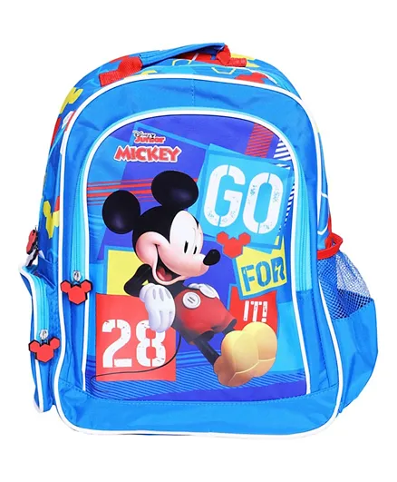 Mickey Mouse Backpack Blue - 16 Inches