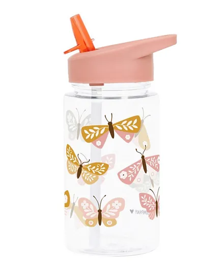 A Little Lovely Company Drink Bottle Butterflies - 450mL
