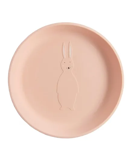 Trixie Mrs. Rabbit Silicone Plate - Pink