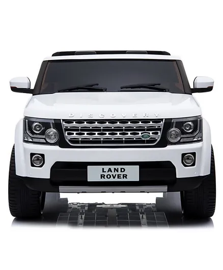 Land Rover Licensed Battery Operated Ride On with Remote Control - White