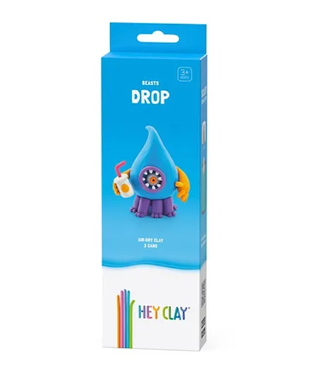 Hey Clay DIY Drop Air-Dry Clay - 3 Cans