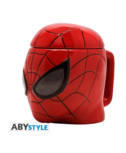 Abystyle Spider-Man Mask Design Marvel Licensed Ceramic 3D Mug - 350ml