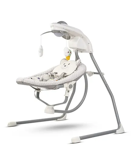 Baybee Strola Automatic Electric Baby Swing Cradle - Grey