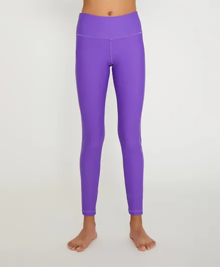 Coega Sunwear Solid Swim Tights - Purple