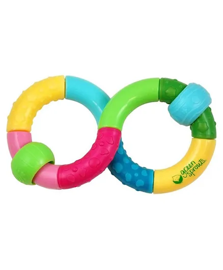 Green Sprouts Infinity Rattle - Multicolor