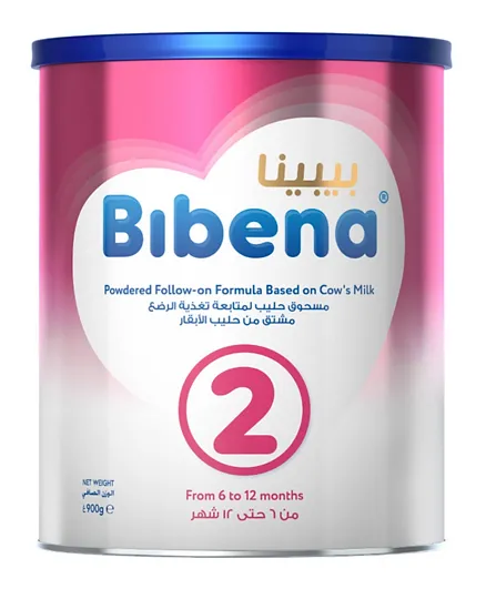 Bibena 2 Premium Follow-on Baby Milk Formula Non GMO - 900g