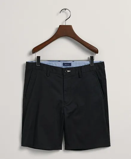 Gant Chino Stretchy Shorts - Black
