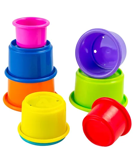 Lamaze Pile & Play Cups Set of 8 - Multicolor