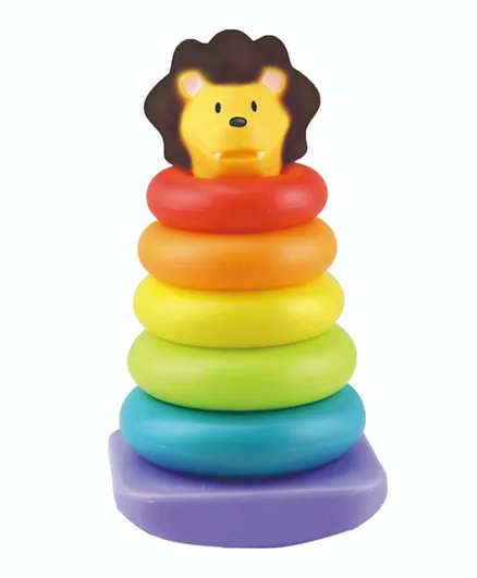 Little Hero Hoop Stacking Game Multicolour - 6 Pieces