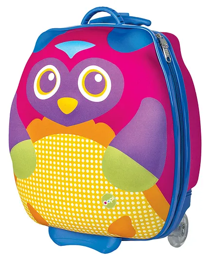 Oops Happy Trolley Mr Wu Owl - 13 Inches