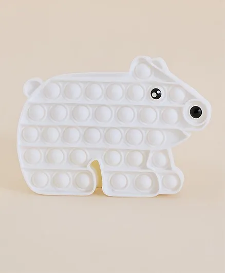 Bear Push Pop Bubbles - White