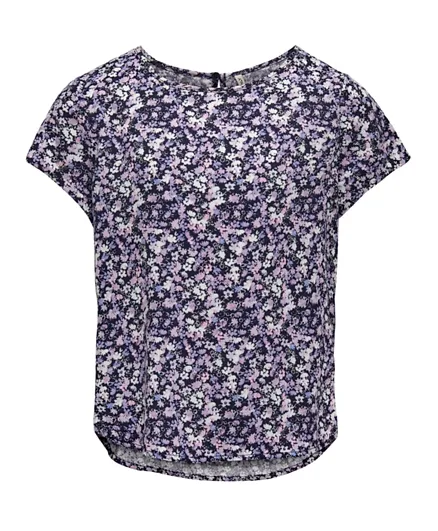 Only Kids All Over Printed Floral Top - Multicolor