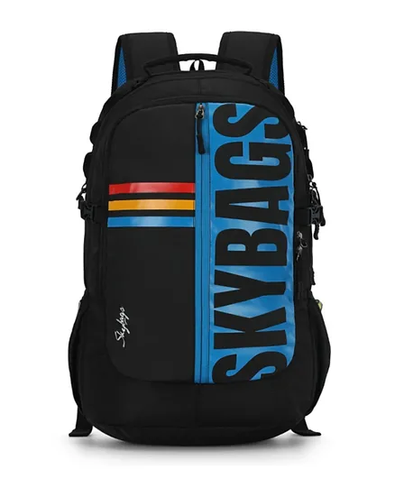 Skybags Herios Plus 04 Unisex Black Laptop Backpack SK BPHERP4BLK - 30L