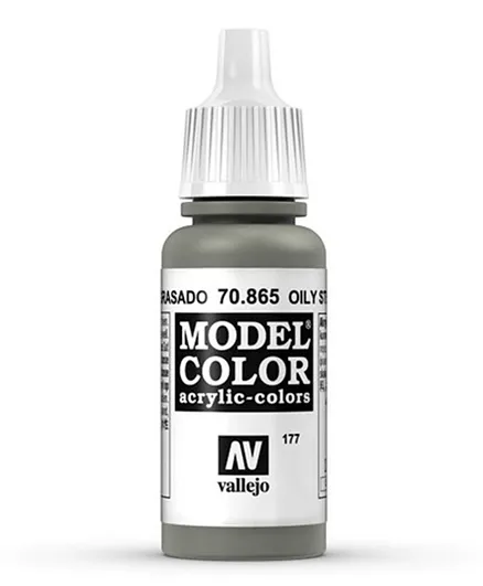 Vallejo Model Color 70.865 Oily Steel - 17mL