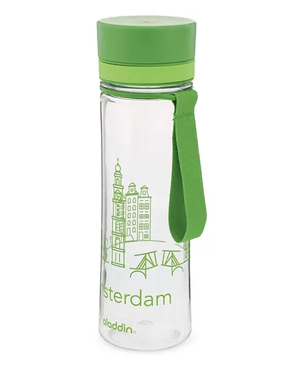 زجاجة ماء ألادين أفيو سيتي سيريز باريس - أخضر 0.6 لتر