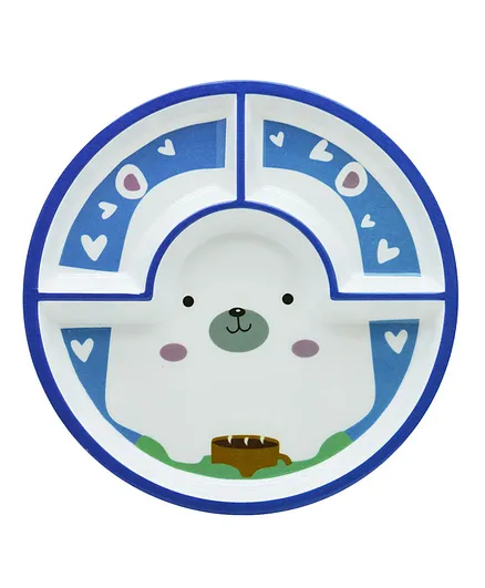 Dinewell Kids Round Plate - Panda