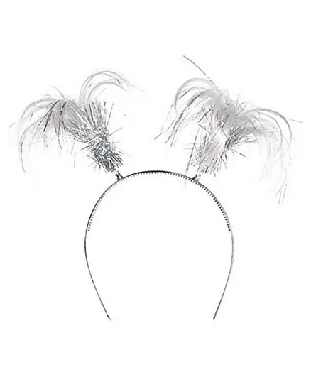Party Centre Ponytail Headbopper - Silver