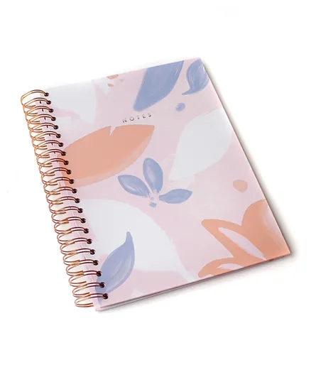 Prickly Pear Ink Stroke Floral A4 Notebook