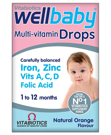 Vitabiotics Wellbaby Multi Vitamin Drops - 30mL