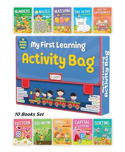 My First Learning Activity Bag Set of 10 Books - English
