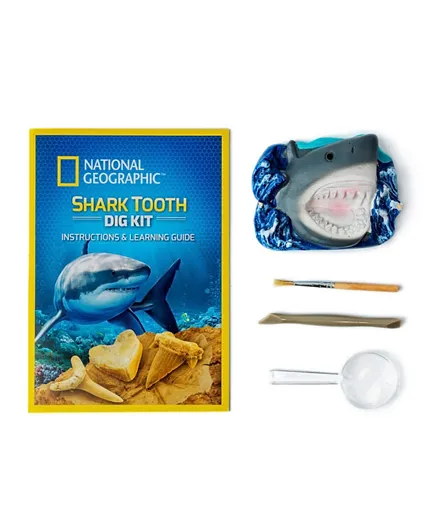 National Geographic Shark Tooth Dig Kit - Blue