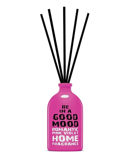 Be In A Good Mood Romantic Pink Violet Reed Diffuser- 100 ml