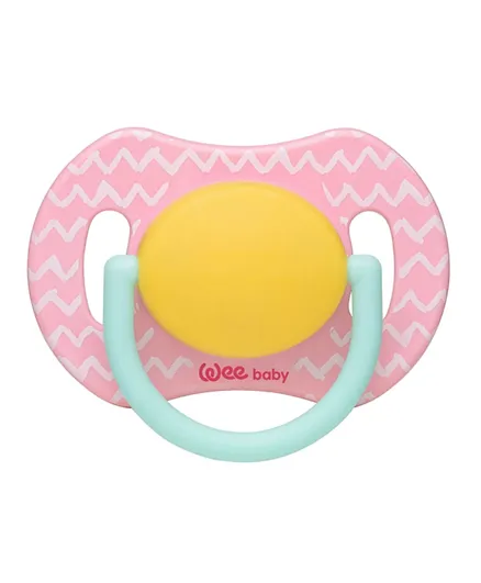 Wee Baby Joy Symmetrical Tip Pacifier - Pink