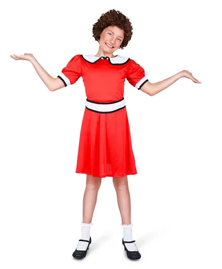 Mad Toys Annie Book Week Theme Costume - Red