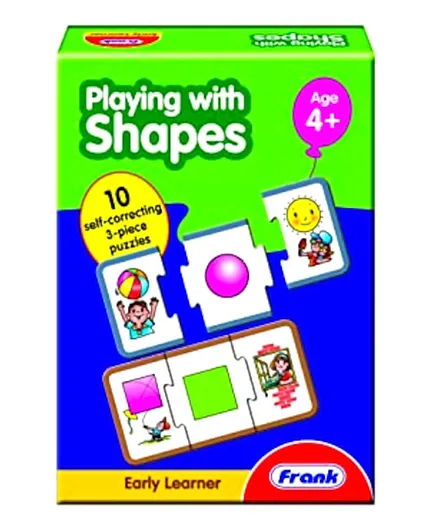 Frank Playing With Shapes 10 Pack Puzzle - 30 Pieces