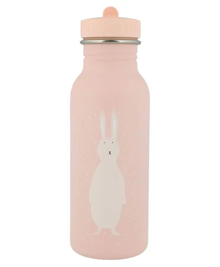 Trixie Mrs Rabbit Stainless Steel Water Bottle Pink - 500mL