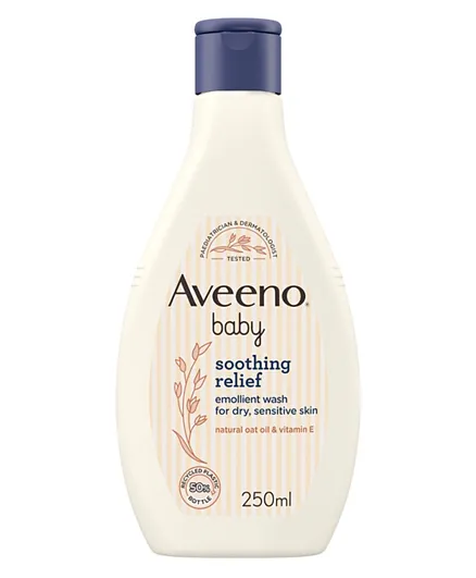 AVEENO Baby Soothing Relief Emollient Wash- 250mL
