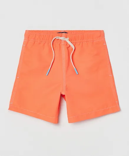 OVS Solid Swimming Trunks - Orange