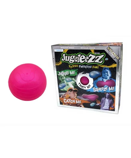 Juggleezz Metallic Colours Series Flexible Ball - Pink