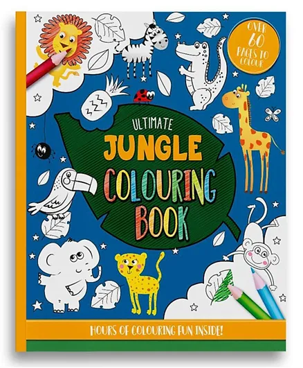 Jungle Coloring Book - English