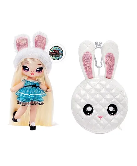 Na Na Na Surprise 2-in-1 Soft Fashion Doll Glam Series 1 Alice Hops - 19cm