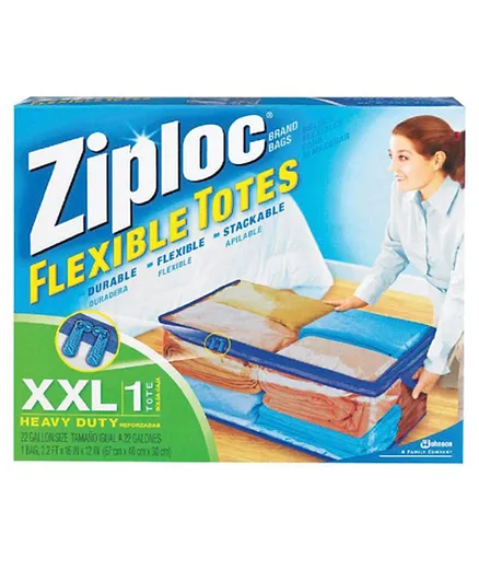 Ziploc XXL Flexible Storage Tote - Blue