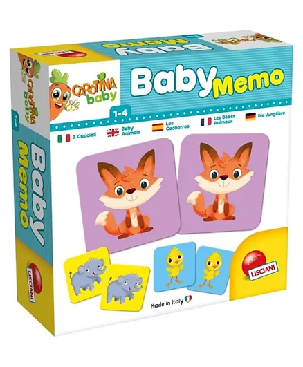 Carotina Baby Memo Memory Cards - Pack of 24 Cards