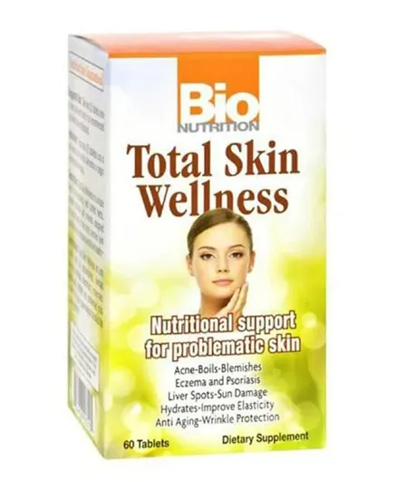 BIO NUTRITION Total Skin Wellness Tablets - 60 Pieces