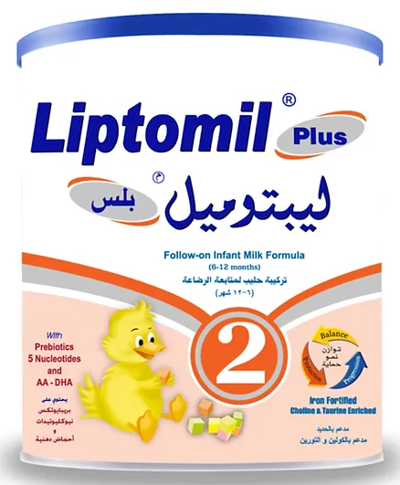 Liptomil Plus 2 Follow On Infant Milk Formula - 400g
