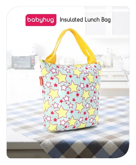 Babyhug Insulated Lunch Bag With Star Print