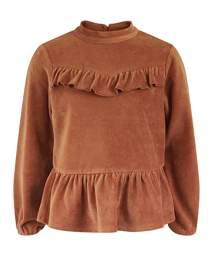 Little Pieces High Neck Top - Monks Robe