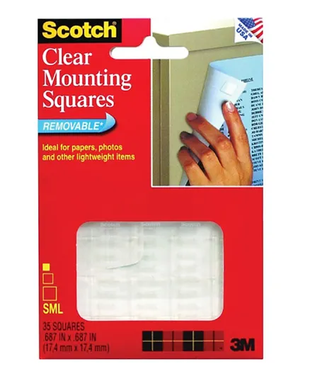 Scotch Clear Mounting Squares