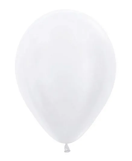 Sempertex Round Latex Balloons Satin Pearl - 50 Pieces