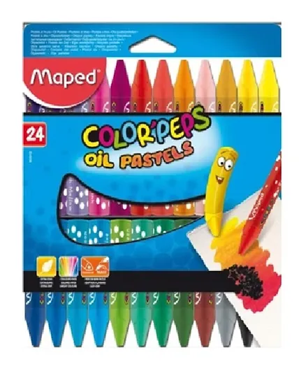 Maped Colorpeps Oil Pastel - Pack of 24