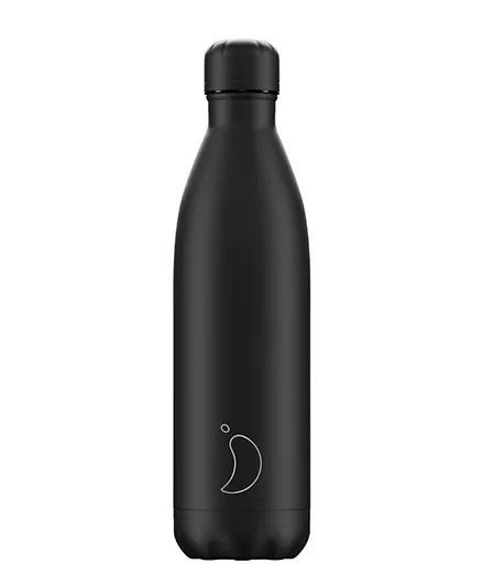 Chilly's Bottle Monochrome All Black - 750mL