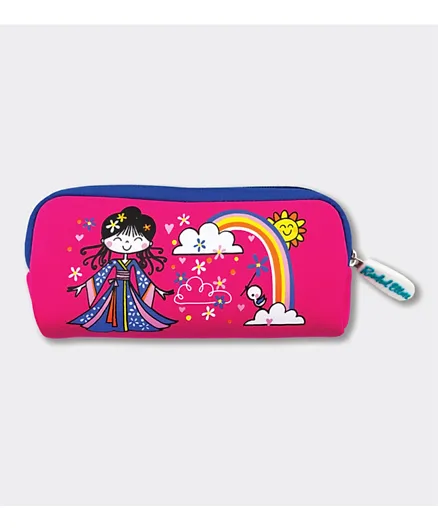 Rachel Ellen Neoprene Pencil Cases Cherry Blossom Princess - Multicolour